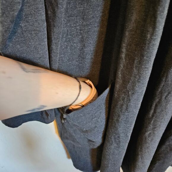 Eileen Fisher Drop Shoulder Open Front Duster Cardigan Women's Size X-Large - Picture 7 of 12